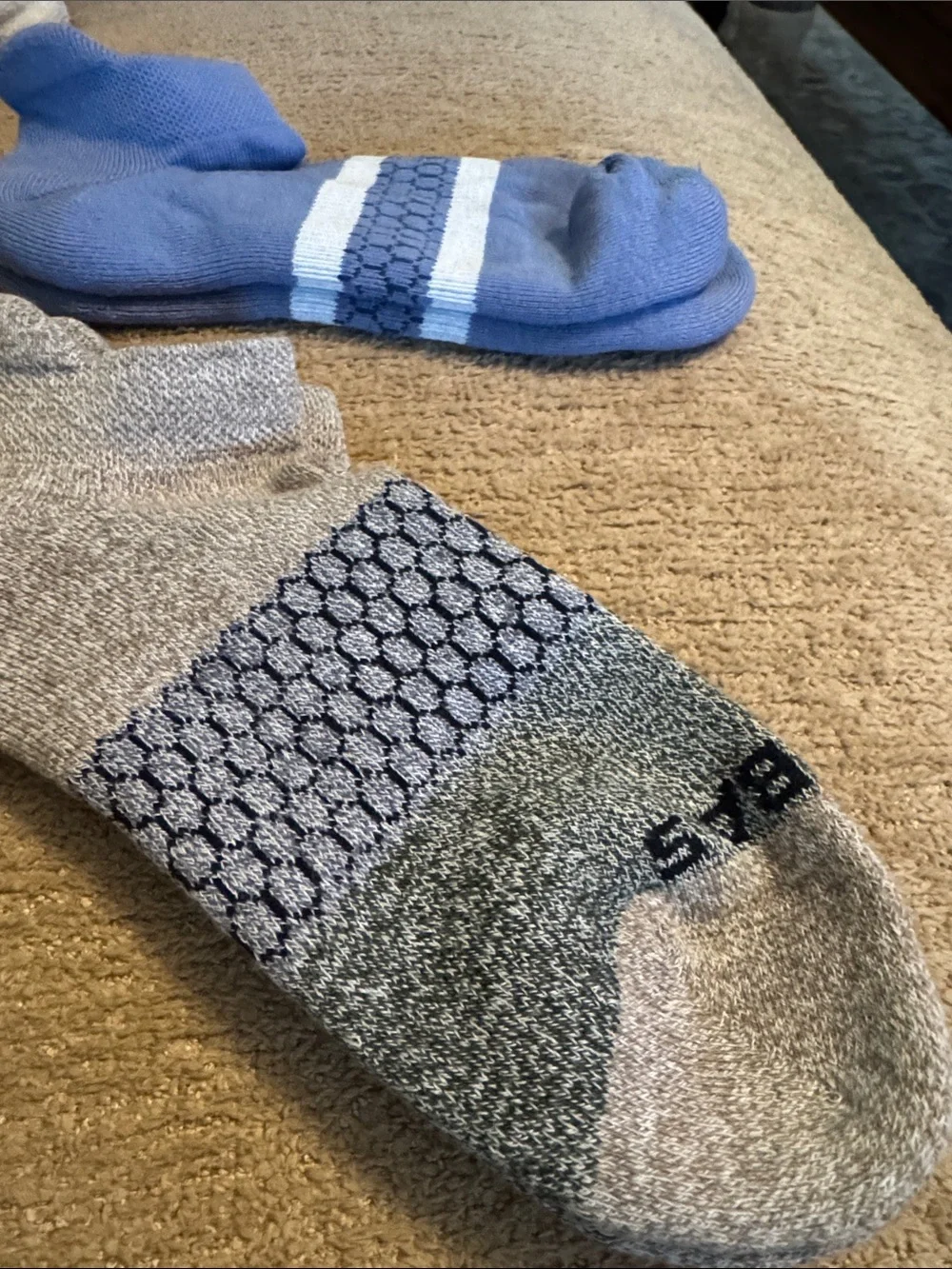 Unisex Low-Cut Performance Sock 3-Pack - Blue, Gray, Light Purple